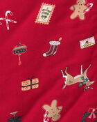 B&eacute;b&eacute; - Couverture &agrave; porter PurelySoft &agrave; fermeture &agrave; glissi&egrave;re double sens &agrave; th&egrave;me No&euml;l &ndash; Rouge, image 4 sur 4 diapositives