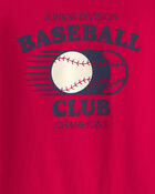 Toddler Boy 'Baseball Club' Graphic Tee - Red, image 2 of 3 slides