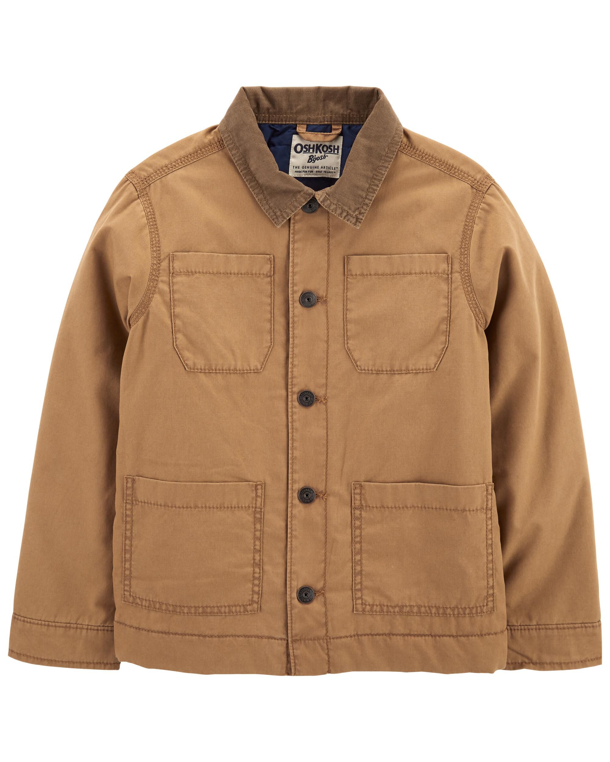 Boys canvas clearance jacket