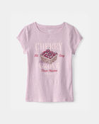 Filles - Haut en tissu gaufr&eacute;, cerise - Mauve, image 1 sur 2 diapositives