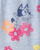 Toddler Girl Bluey&trade; Floral Dress - Blue, image 3 of 4 slides