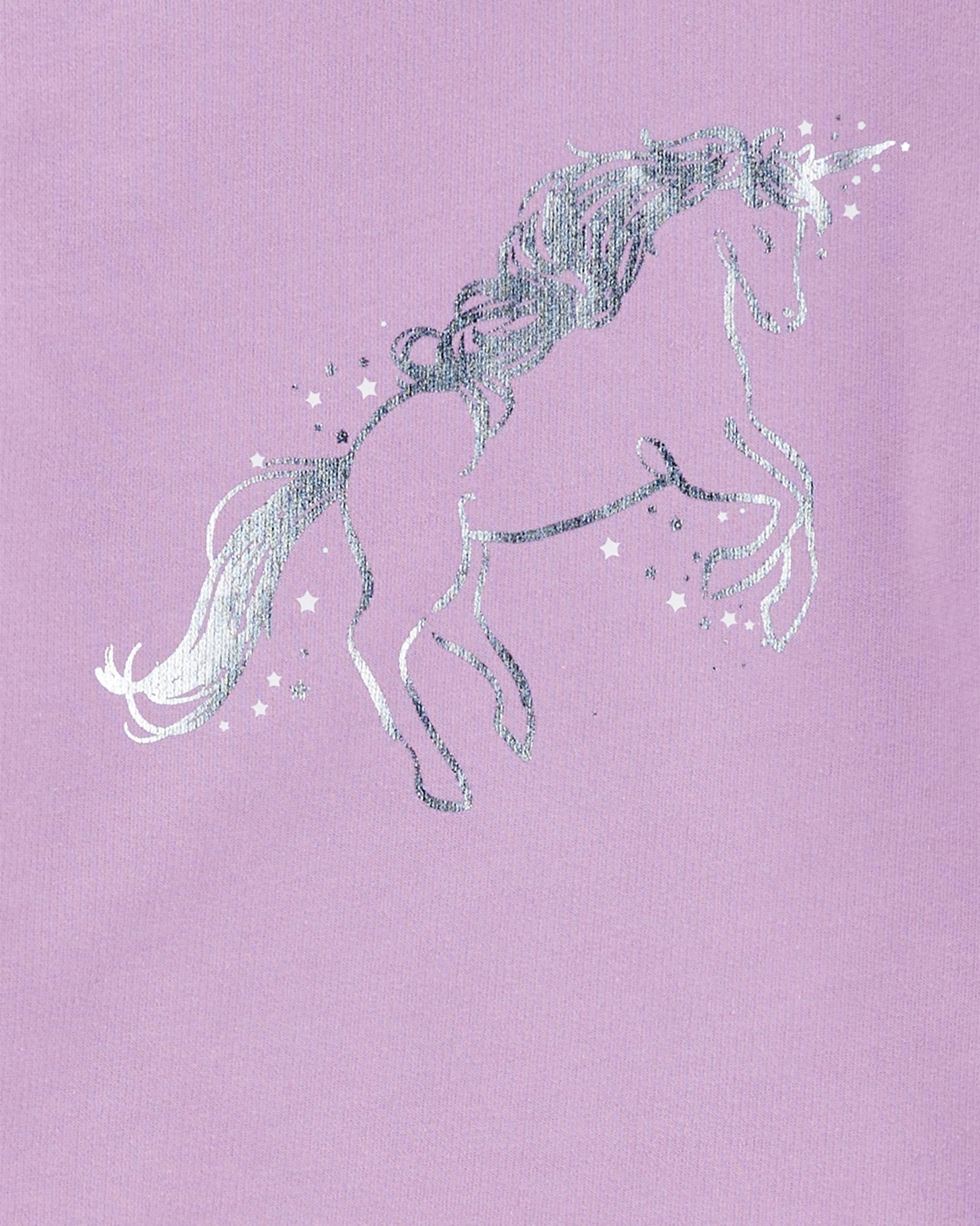 Purple Kid 2 Piece Unicorn Pullover Legging Set Carter s Oshkosh Canada