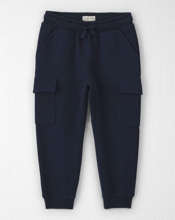 Toddler Boy Organic Cotton French Terry Cargo Pants, 