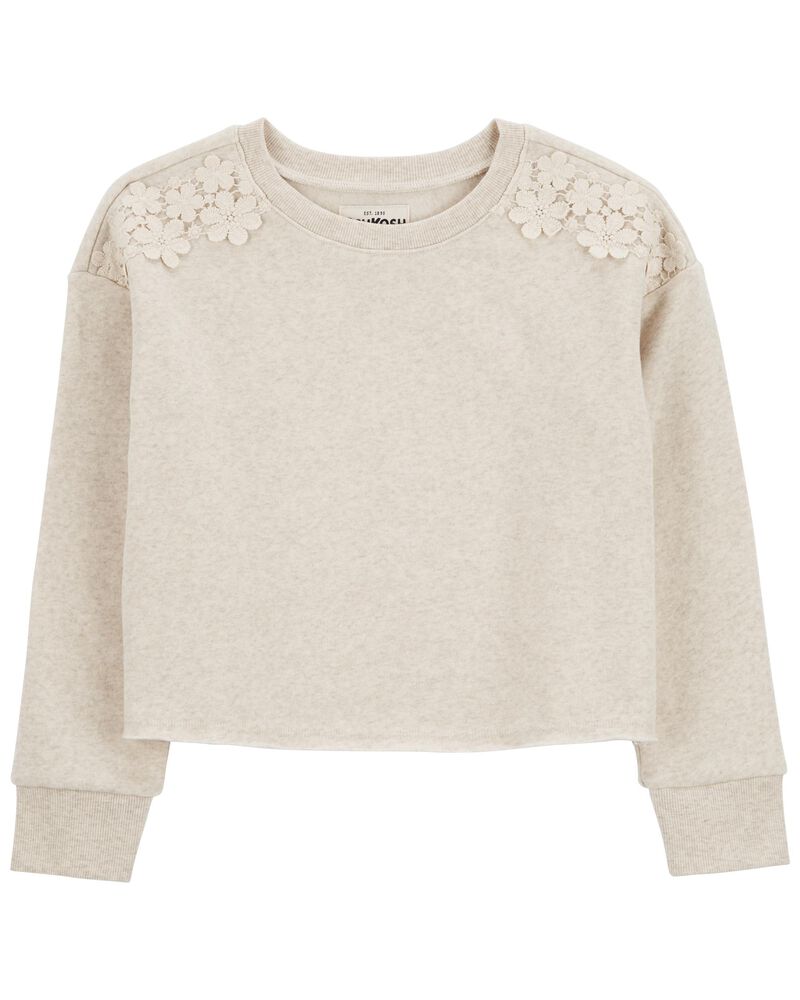 Cropped Boxy Fit Pullover, image 1 of 3 slides