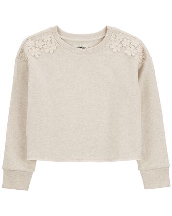 Cropped Boxy Fit Pullover, 