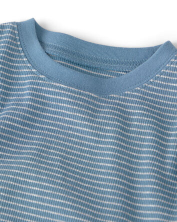 Toddler 2-Piece Organic Cotton Ribbed Pyjama, 