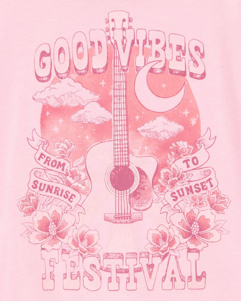 Kid Concert Short-Sleeve Graphic Tee - Pink, image 2 of 3 slides