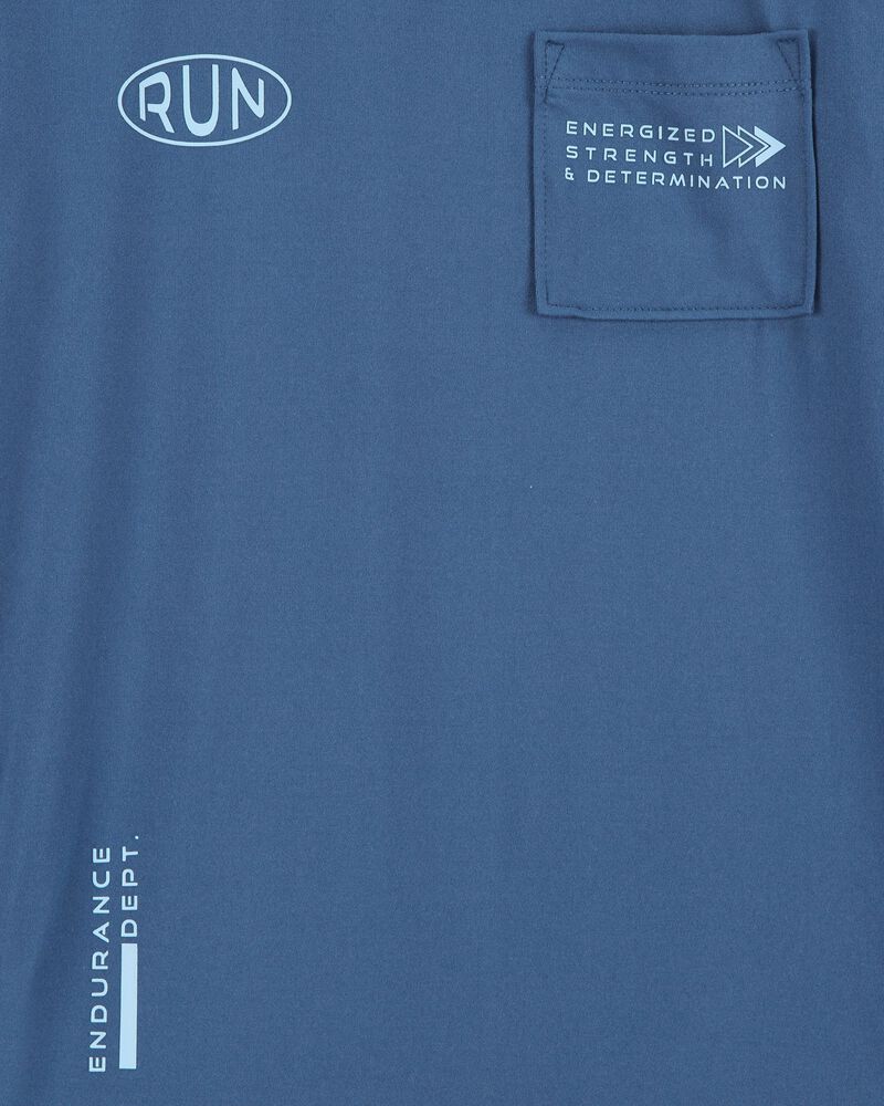 Enfant T-shirt à manches courtes de couleur unie - Bleu marine, image 2 sur 4 diapositives