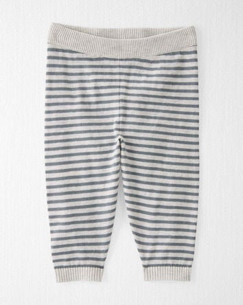 Baby Organic Cotton Sweater Knit Set in Stripes, 