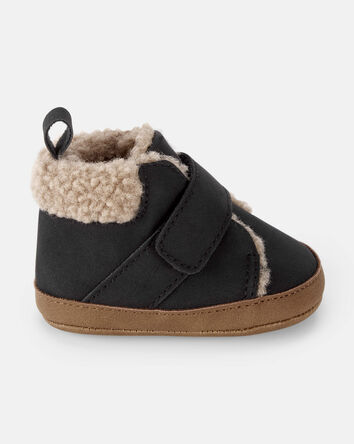 Bébé garçon - Bottes Sherpa - Noir/Marron, 