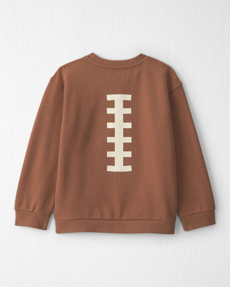 Kids Organic Cotton 'Game Day' French Terry Sweatshirt, image 2 of 5 slides