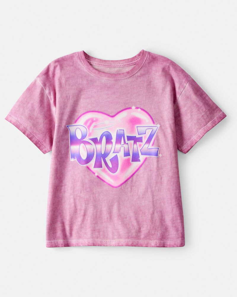 Filles - T-shirt imprim&eacute; &agrave; manches courtes Bratz - Rose, image 1 sur 4 diapositives