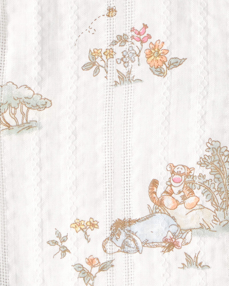 Baby Boy Disney&copy; Winnie the Pooh Button-Down Bodysuit - White, image 2 of 3 slides