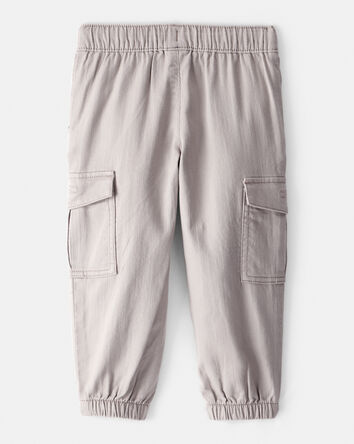 Tout-petit garçon - Pantalon cargo tendance en coton – Gris, 