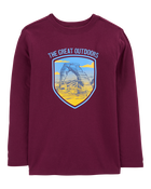 Enfant T-shirt à manches longues imprimé The great outdoors, image 1 sur 3 diapositives