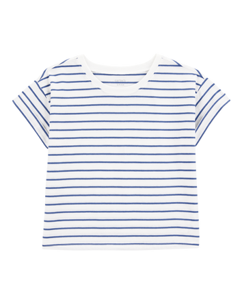 Kid Striped Short-Sleeve Fashion Top, 