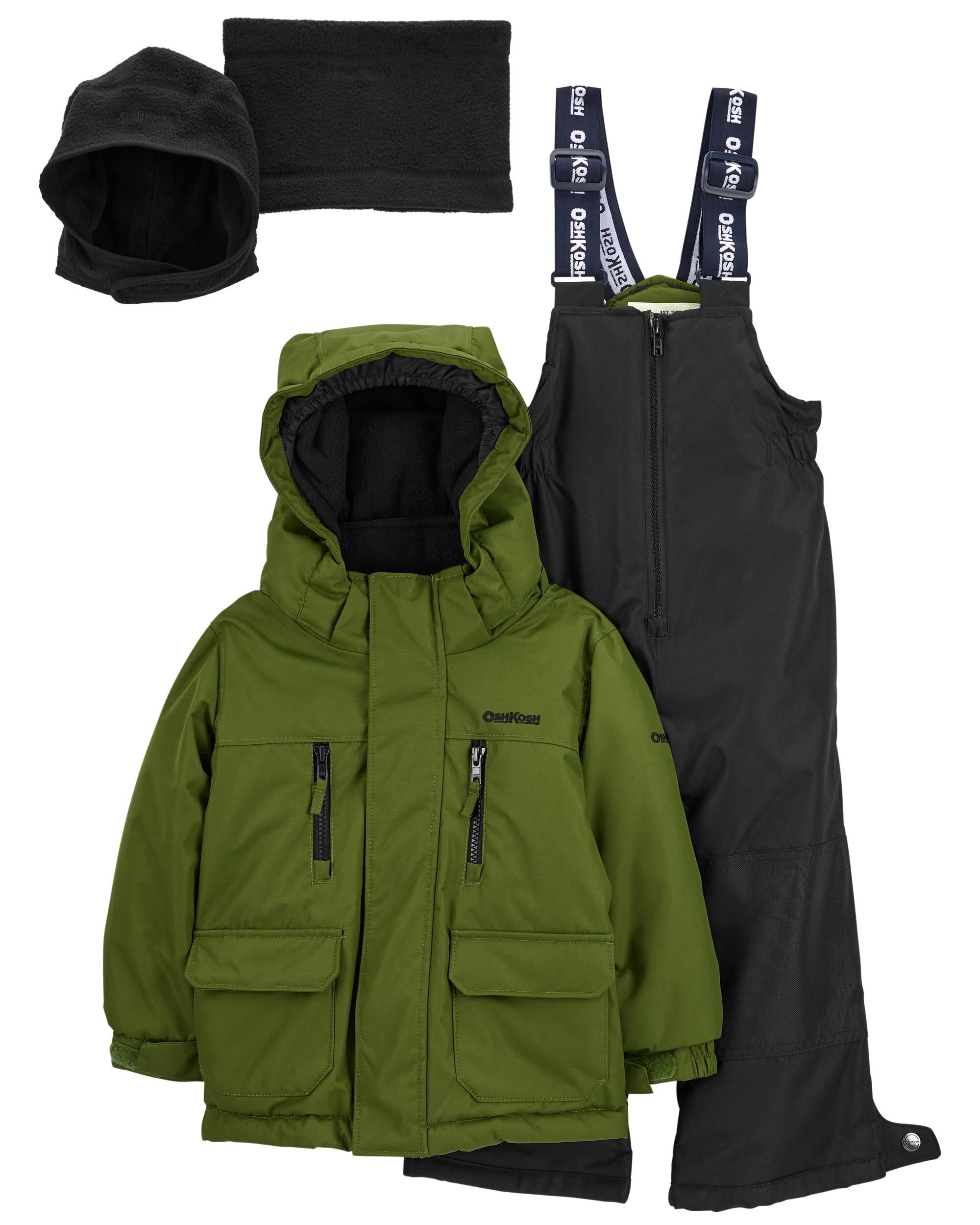 2 Piece Snowsuit With Bonus Hat Neck Warmer