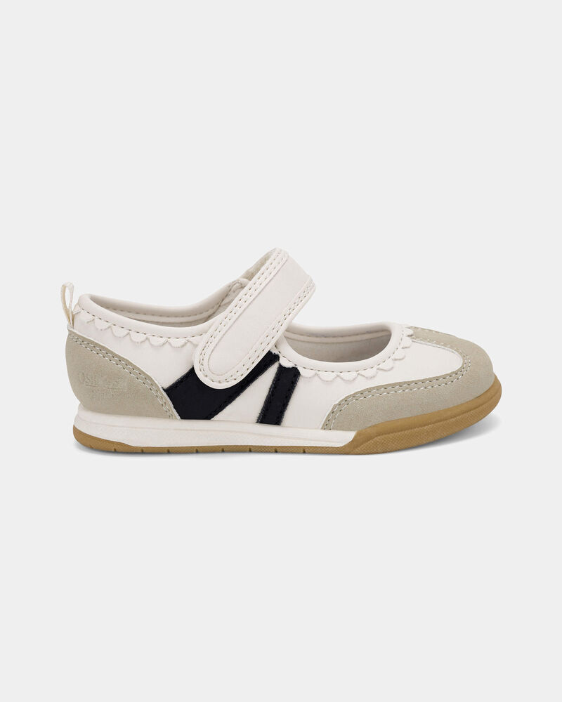 Toddler Girl Scalloped Flats - White, image 2 of 6 slides