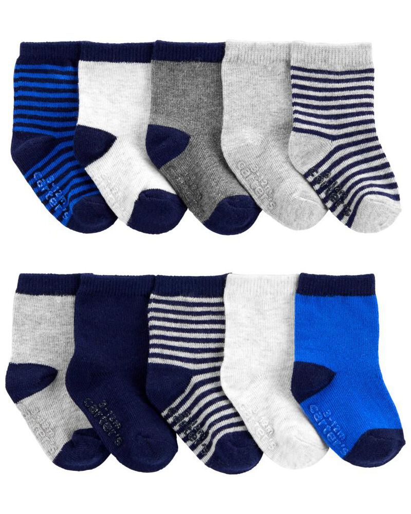 Enfant en bas âge 10 paires de chaussettes, image 1 sur 2 diapositives