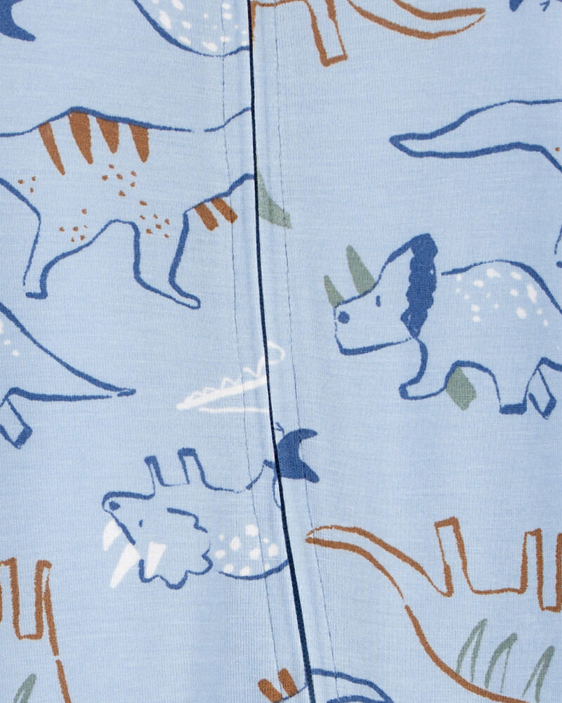 Bébé Grenouillère à fermeture à glissière PurelySoft à motif de dinosaure, image 3 sur 5 diapositives