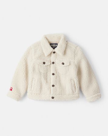 Tout-petit - Veste à manches longues Sherpa - Crème, 