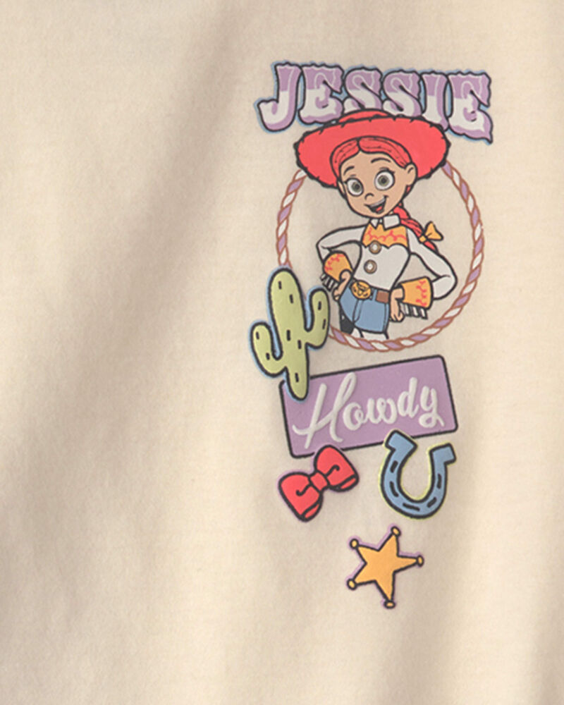 Tout-petit fille - Ensemble 2 pi&egrave;ces haut &agrave; manches courtes et short en jersey bouclette Pixar&copy; Toy Story - Mauve/Cr&egrave;me, image 4 sur 5 diapositives