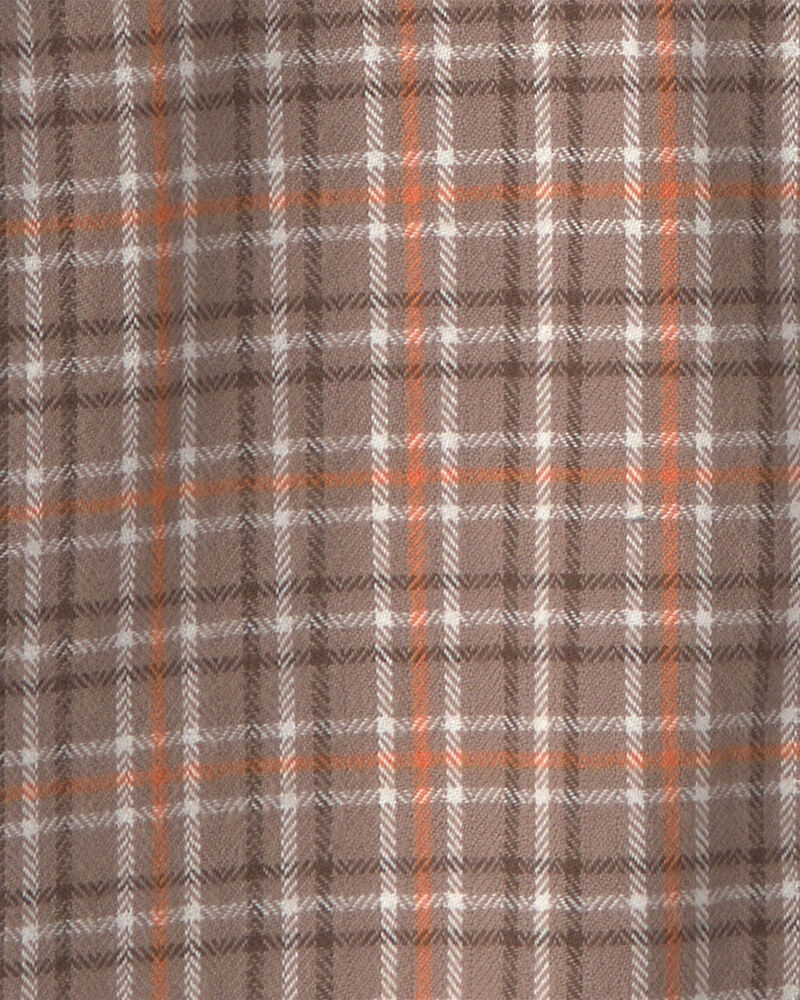 Gar&ccedil;ons - Chemise boutonn&eacute;e en flanelle de coton biologique, image 3 sur 3 diapositives