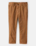 Toddler Boy Corduroy Pants - Brown, image 1 of 6 slides