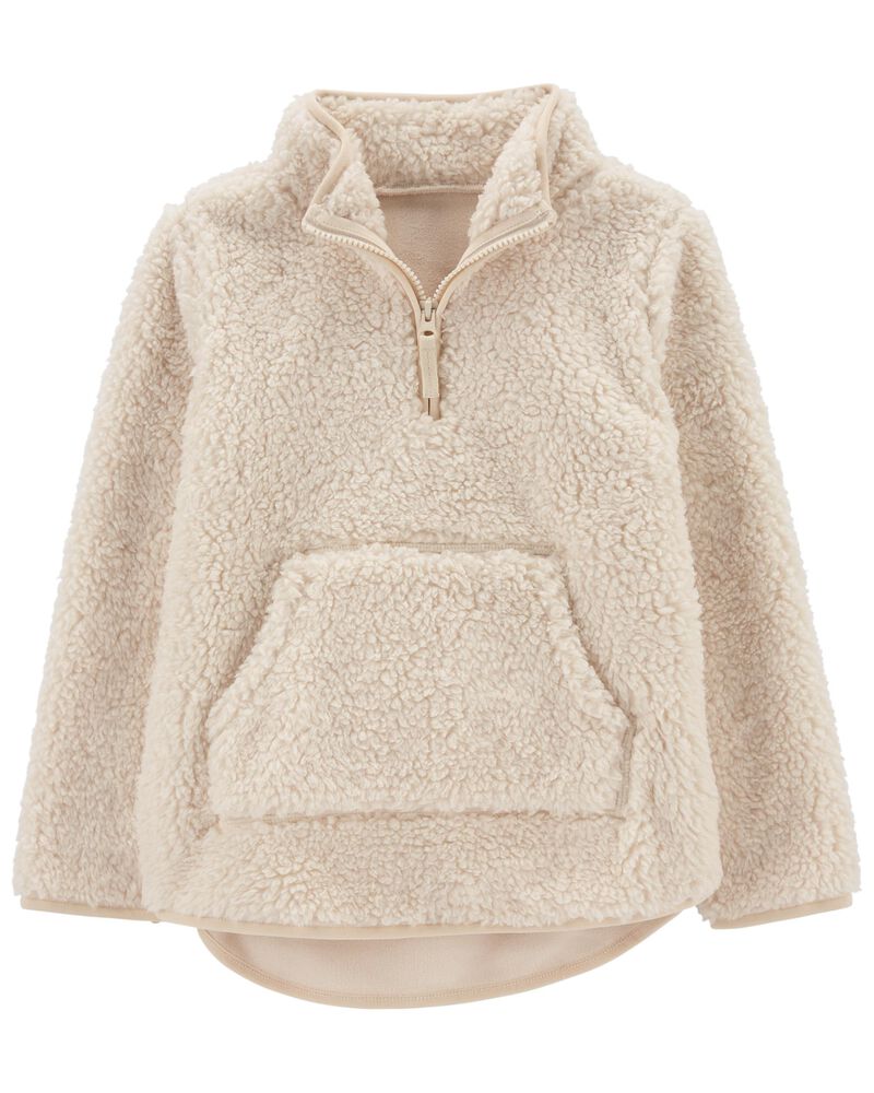 Sherpa Fleece Pullover, image 1 of 2 slides