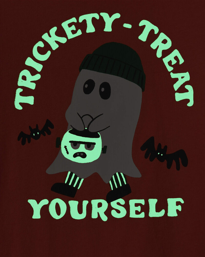 Toddler Boy 'Trickety-Treat Yourself' Halloween Graphic Tee - Orange, image 4 of 5 slides