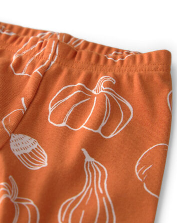 B&eacute;b&eacute; - Pyjamas 2 pi&egrave;ces en coton biologique &agrave; motif Courges d&rsquo;automne, 