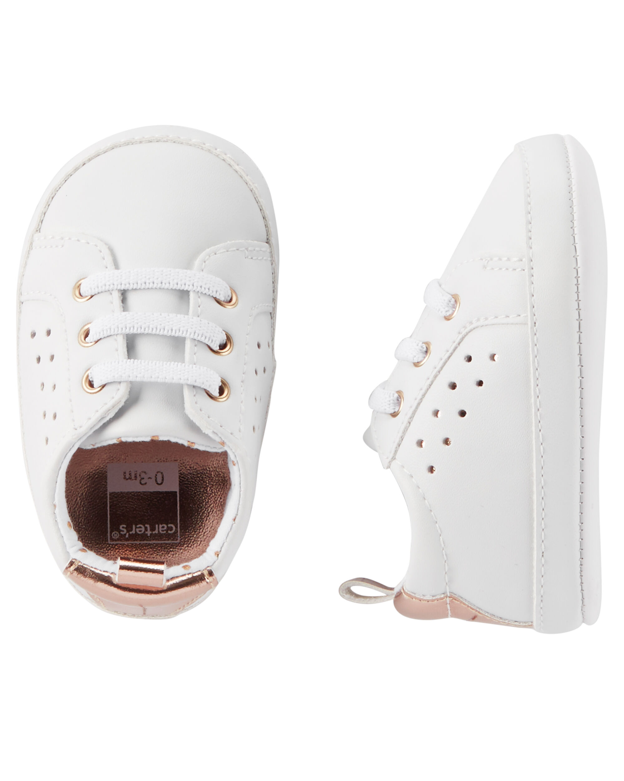 carters rose gold shoes