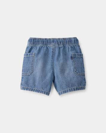 B&eacute;b&eacute; gar&ccedil;on - Shorts en Denim avec Cordon de serrage - Bleu, 