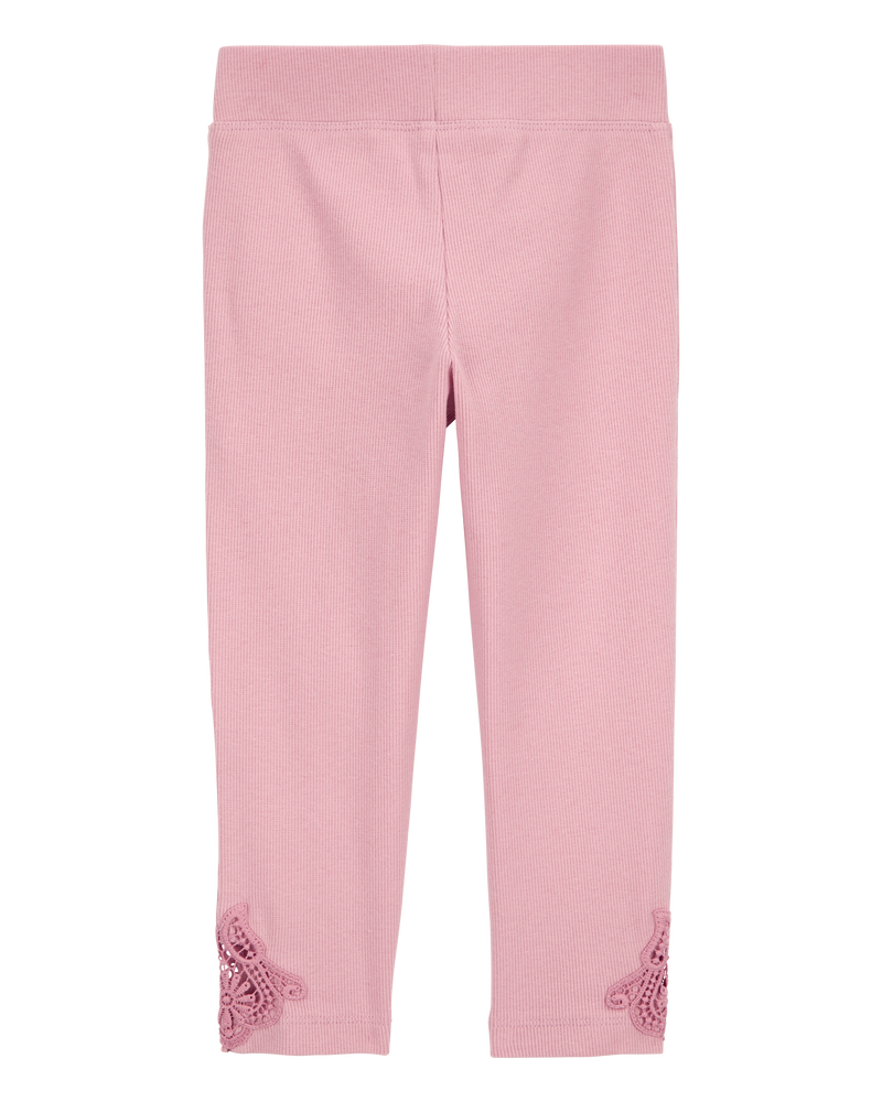 Toddler Lace Detail Ribbed Leggings
, image 4 of 7 slides