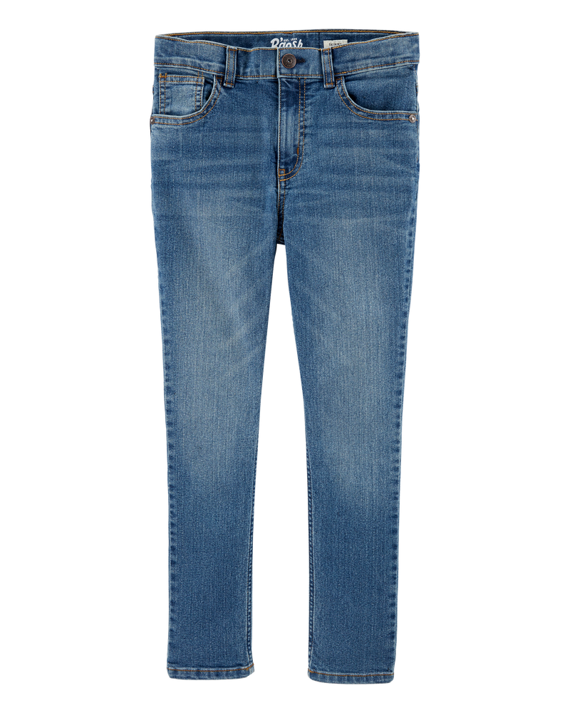 Kid Medium Wash Skinny Jeans, image 1 of 6 slides