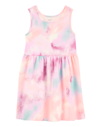 Kid Tie-Dye Tank Dress, 