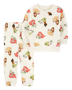 Baby 2-Piece Disney Princess Sweatshirt & Pant Set, image 1 of 2 slides