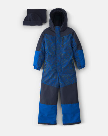 Gar&ccedil;ons - Habit de neige 1 pi&egrave;ce matelass&eacute; - Bleu royal, 