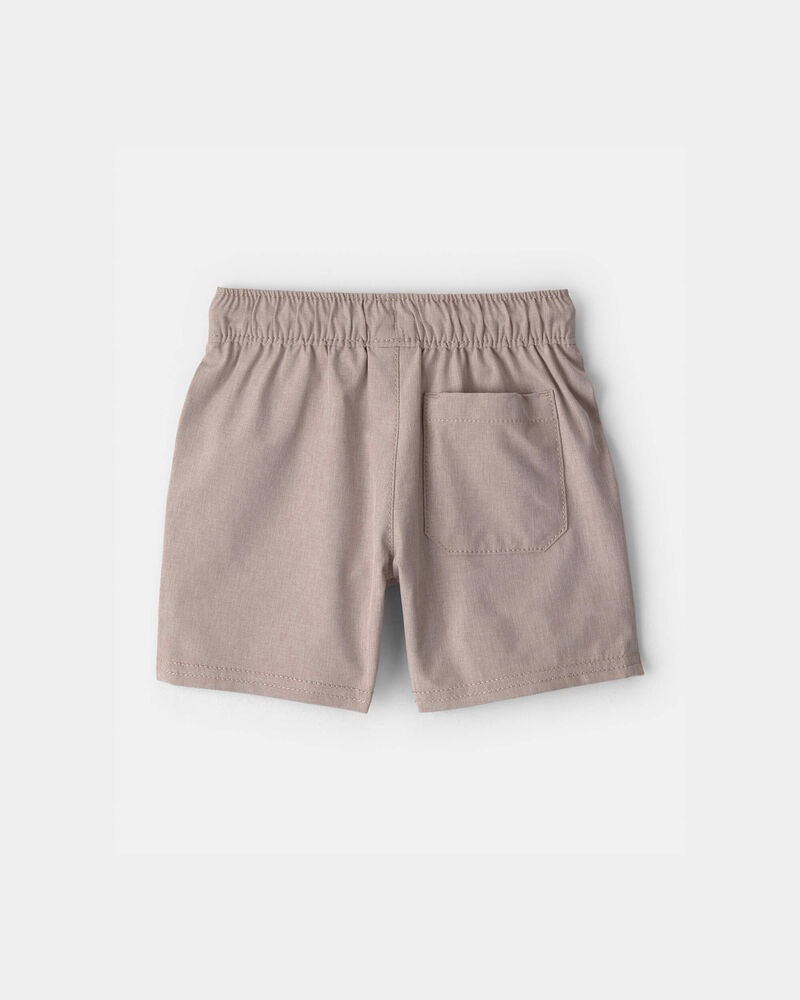 B&eacute;b&eacute; gar&ccedil;on - Short tiss&eacute; avec poches - Taupe, image 2 sur 3 diapositives