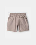 B&eacute;b&eacute; gar&ccedil;on - Short tiss&eacute; avec poches - Taupe, image 2 sur 3 diapositives