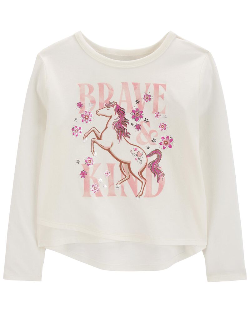 Kid Unicorn Flutter Graphic Tee, image 1 of 3 slides