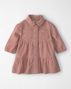 B&eacute;b&eacute; fille - Robe en velours c&ocirc;tel&eacute; de coton biologique, image 1 sur 5 diapositives