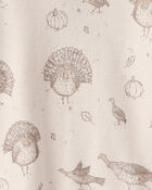 Baby Organic Cotton Pyjamas in Autumn Grove Print, image 3 of 5 slides