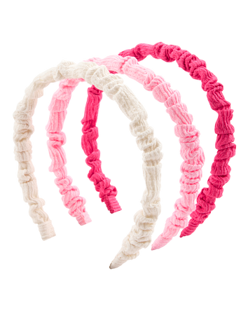 Toddler 3-Pack Headbands - Pink, 