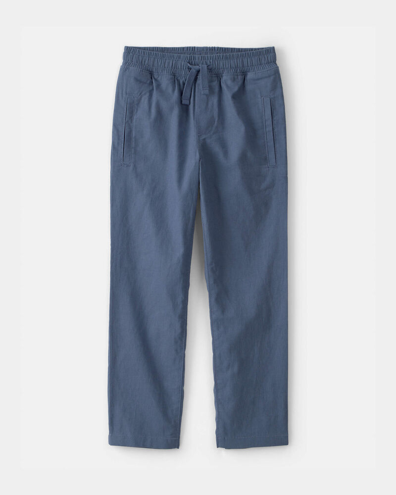 Boys Pull-On Pants - Blue, image 1 of 4 slides