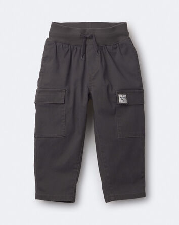 Toddler Boy Cargo Pant - Dark Grey, 