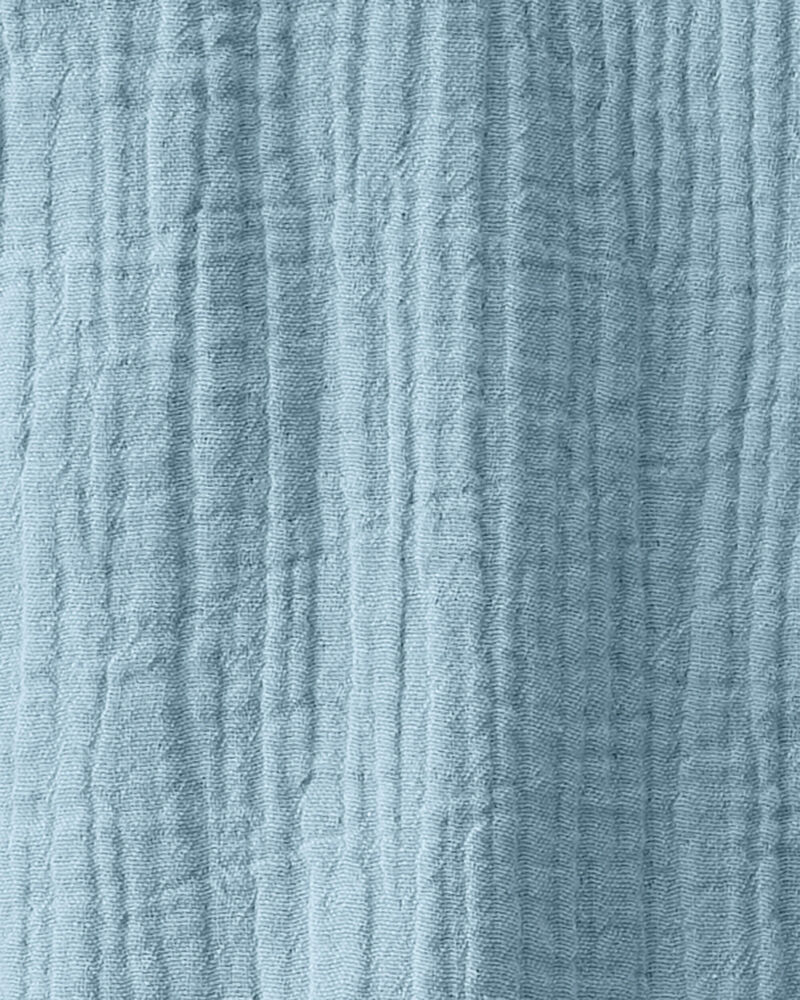 Toddler Organic Cotton Gauze Overalls, image 4 of 6 slides