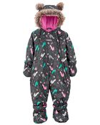 Baby 1-Piece Snowsuit, image 1 of 6 slides