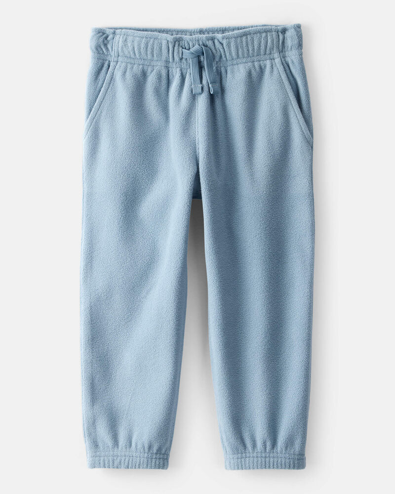 Toddler Boy Fleece Joggers - Blue, image 1 of 6 slides