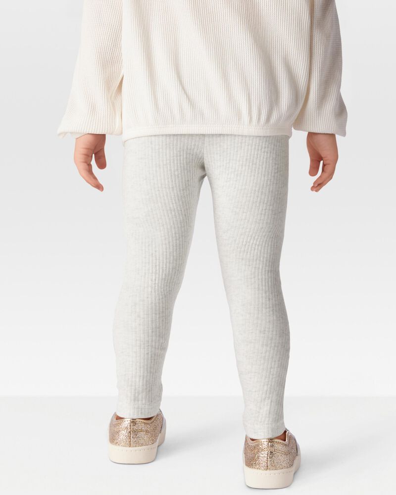 Toddler Cozy Ribbed Leggings, image 2 of 7 slides
